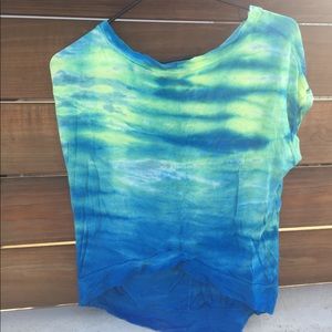 Women's Small Tie Dye HardTail Workout Top